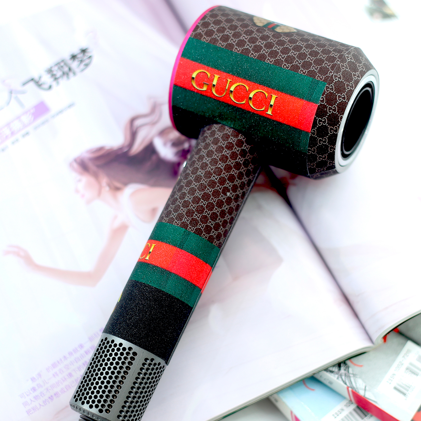 徕芬吹风机贴纸贴膜贴画易撕易贴