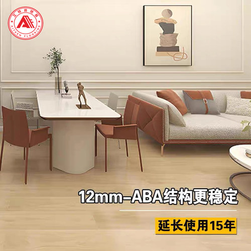艾特肯WPC地板12mm防水ABA家用