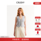 CRUSH 收腰马甲背心 修身 Collection2026年早春新款 花呢V领短款