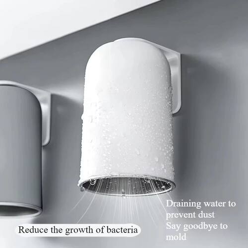 Magnetic 304 stainless steel mouthwash cup,Wall Mounted Toot