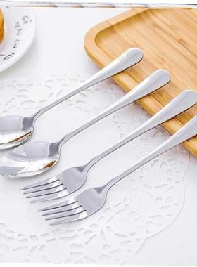 StainlessSteel Knife and Fork Set Small Spoon可携式刀叉套组