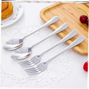 StainlessSteel Knife and Fork Set Small Spoon可携式刀叉套组