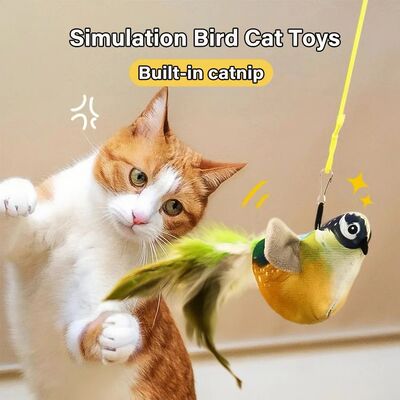 Simulation Bird Cat Toys Cats Interactive Cat Toy Realistic