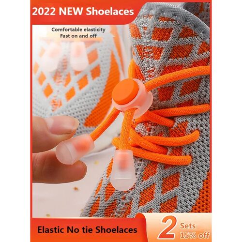Spring Lock Shoelaces Without ties Elastic laces Sneakers Ki