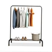 clothes simple rack pole Hanging bedroom one hanger drying