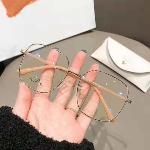 F6 Net Red Myopia Glasses Women's Anti-blue Radiation Large