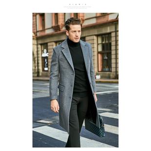 long Jacket for Men Winter Jackets Clothes Trench Coat Mens