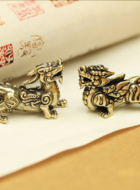 黄铜貔貅摆件招财进宝