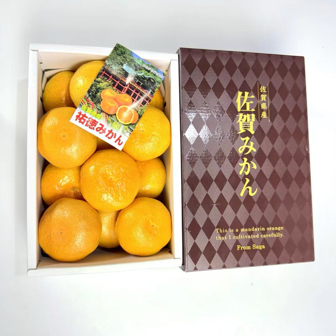 佐贺蜜柑日本品种2斤装礼盒大吉大利顺丰