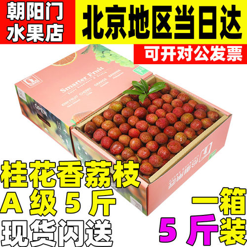 桂花香荔枝A级5斤新鲜水果海南空运现货时令水果荔枝顺丰包邮