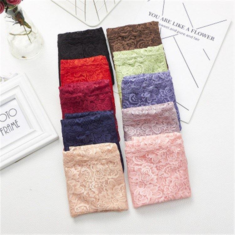 Women Seamless Lace High Waist Underwear Brief Knicker Panty