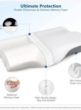 Cervical Anti Snore Pillows for Sleeping Neck Pain Relief 枕