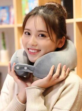 le pocket neck pillow protectiolt sleeping travel pillow