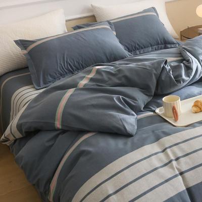 4 pcs bed sheets set cotton beddings flat sheet pillowcases