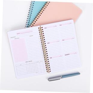 A5 Agenda Planner Notebook Secret Diary Weekly Goal Habit Sc