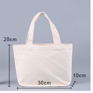 1X Canvas Eco Nat81933945ural Plain Cotton Shopper Shoulder