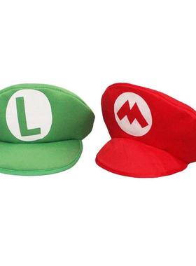 Super Mario Bros Luigi Cartoon Cosplay Hat Classic toys Anim