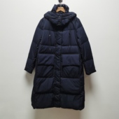 去标冬哑光户外风正肩长款 达 过膝休闲女士羽绒服1021拥抱寒冬