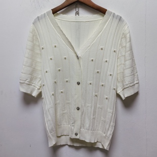 2026春秋新款去标复古文艺V领针织上衣宽松显瘦毛衣上衣P654