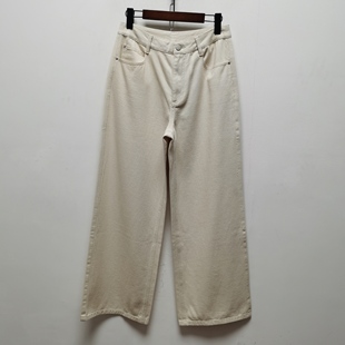 高腰显瘦直筒通勤百搭气质长裤 无标2026春季 阔腿裤 C442 新品