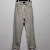 去标撤柜复古港风长裤 P510 女士2025春秋新款 显瘦休闲裤 子牛仔裤