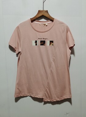 A女装2023夏季新款纯棉休闲时尚百搭短袖T恤L2T023