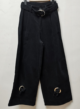 【D】系列去标撤柜女装春秋季时尚百搭高腰直筒休闲裤女K262