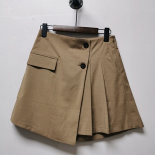 夏季 系列去标撤柜女装 新款 通勤百搭气质百褶短裤 K022 裙裤 艺