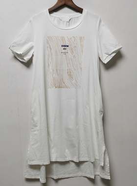 【目】系列撤柜女装2025夏季时尚百搭简约休闲短袖连衣裙女K557