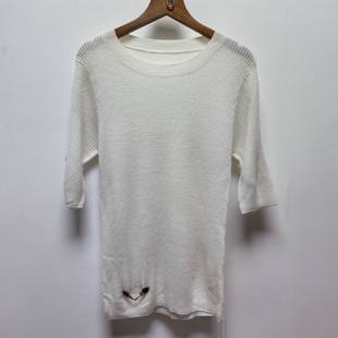 百搭宽松针织毛衣女上衣B507 时尚 撤柜女装 去标系列2025春秋新款