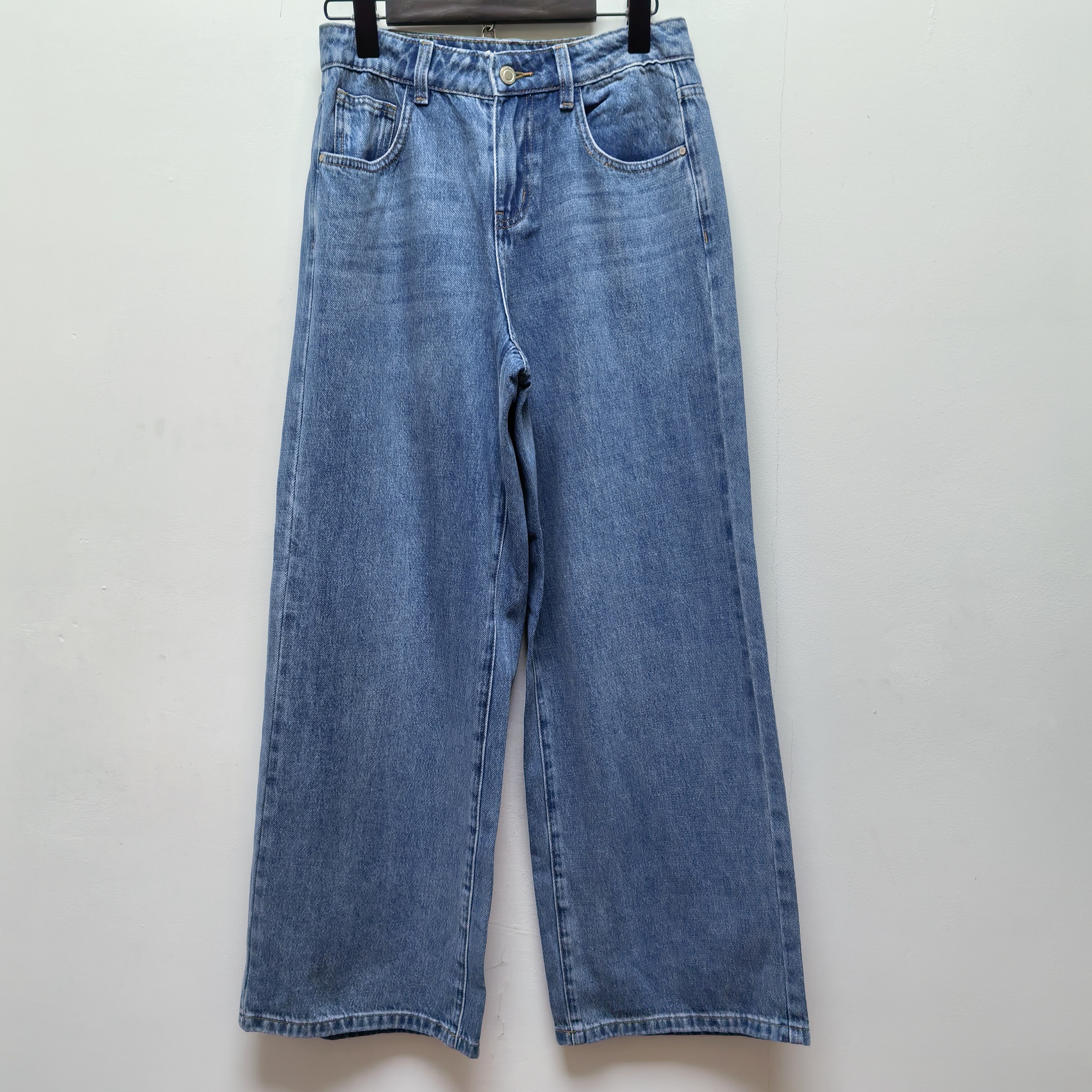 2025春秋新款高腰显瘦直筒牛仔裤女宽松百搭阔腿拖地长裤子L771,女装/女士精品,牛仔裤,淘宝优惠券,粉丝福利购,淘宝优惠卷