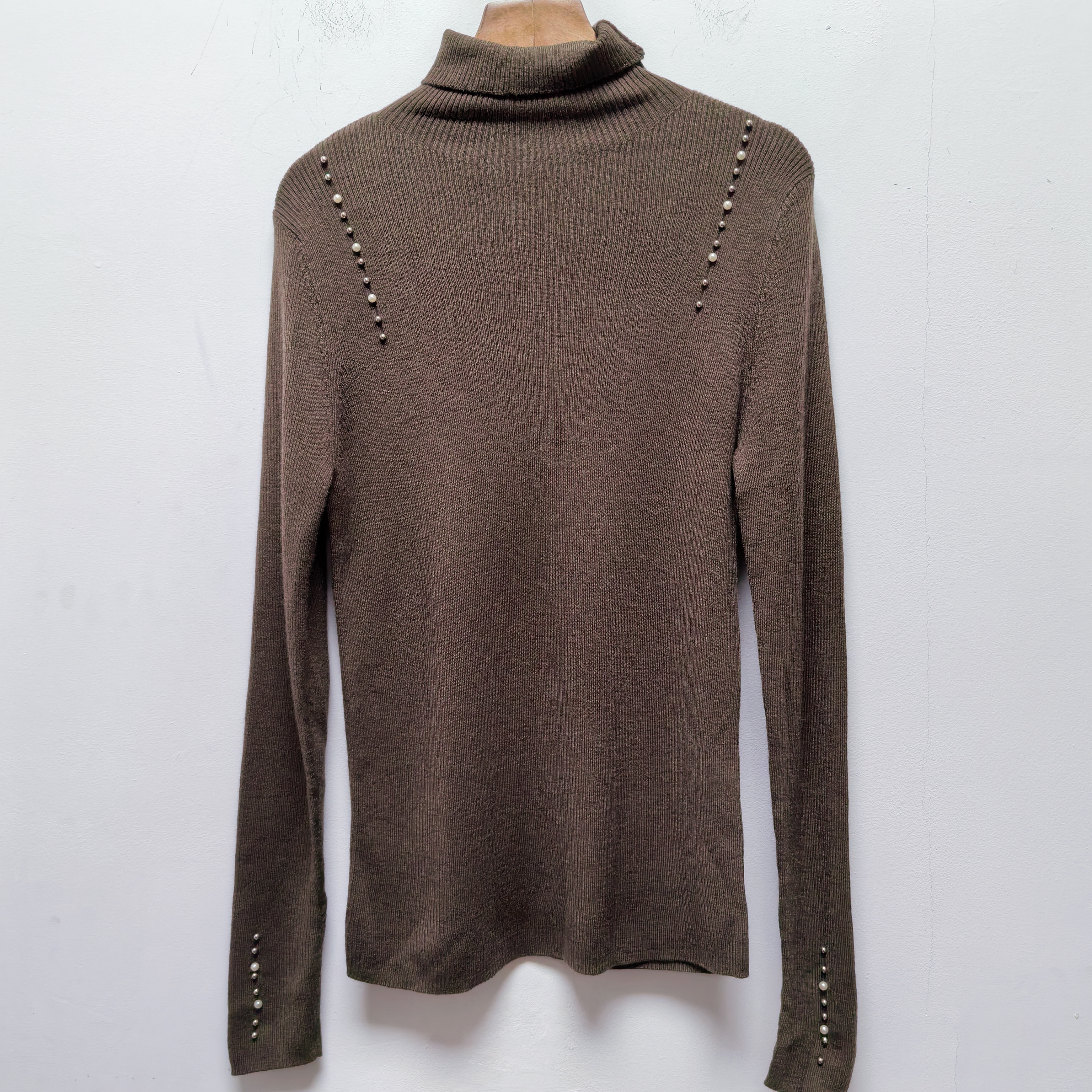 2025春季新款去标女装时尚百搭高领长袖针织衫女修身显瘦上衣P222