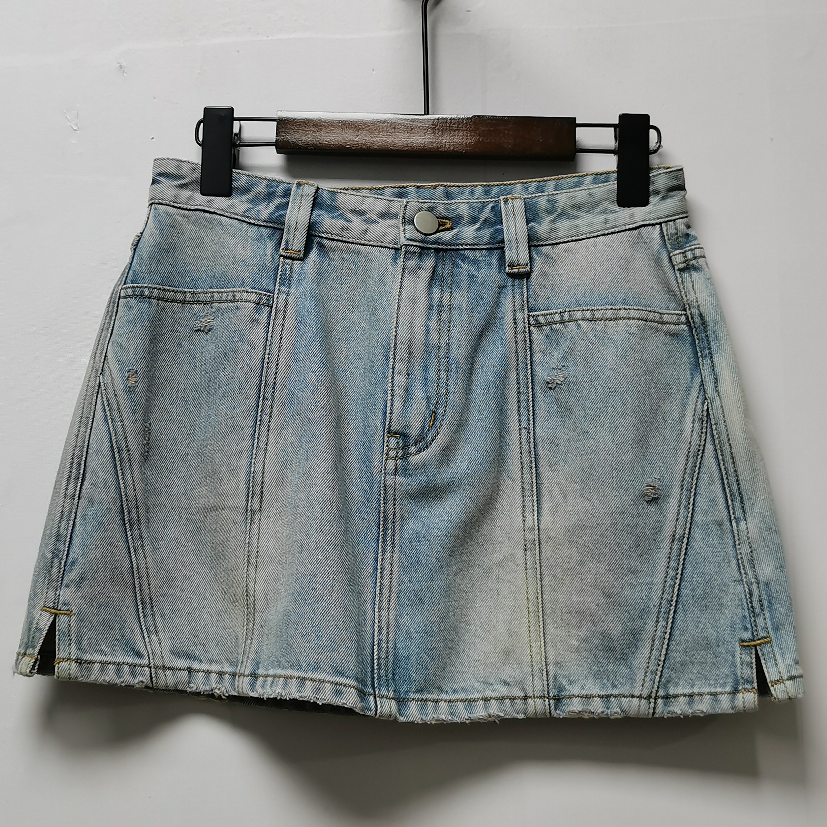 撤柜女装去标系列2025夏季时尚百搭气质带防走光牛仔女短裙L549,女装/女士精品,半身裙,淘宝优惠券,粉丝福利购,淘宝优惠卷