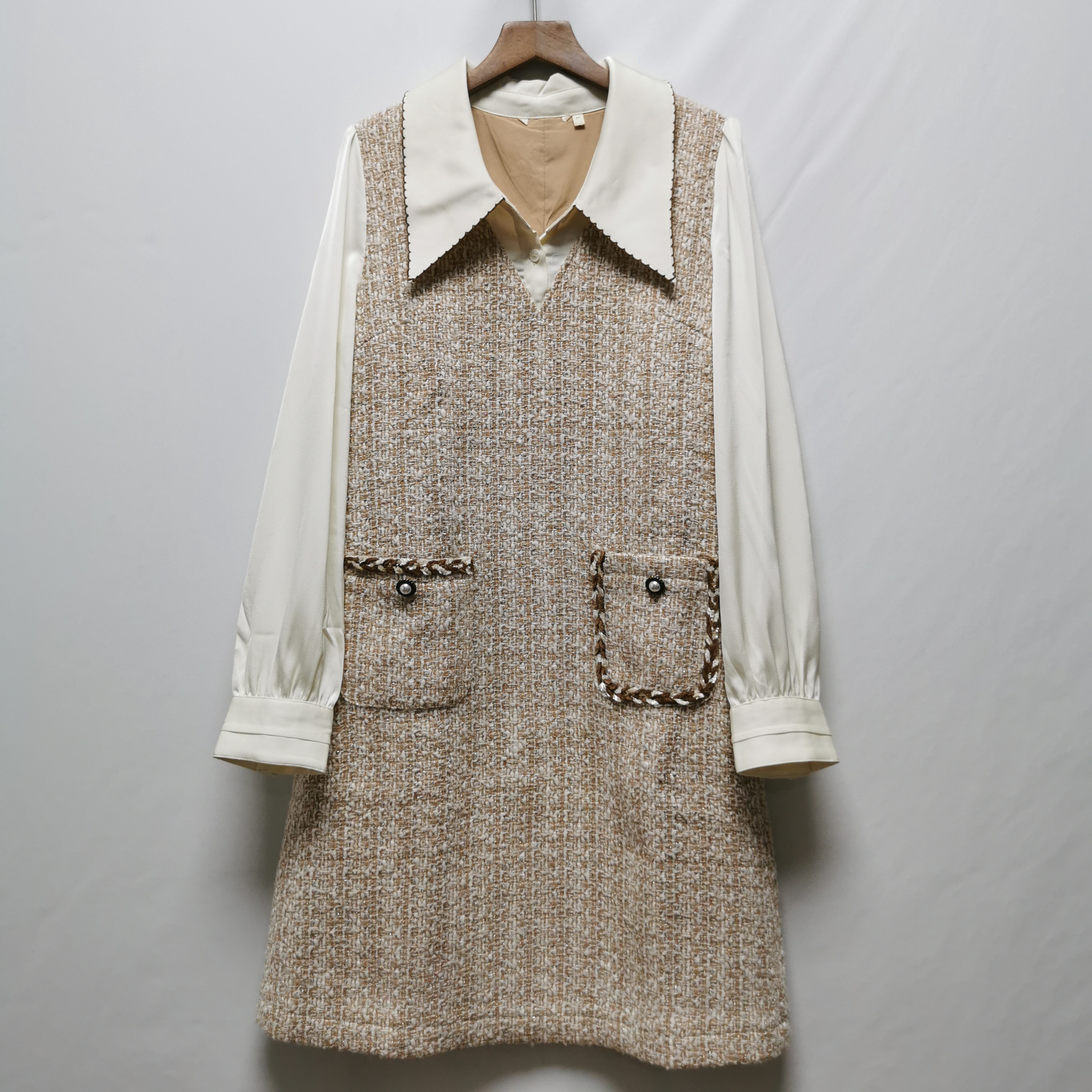 【艺】系列撤柜女装去标系列2025春秋时尚百搭小香风连衣裙女L018