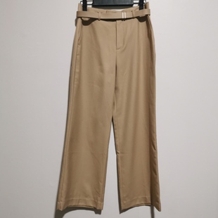 百搭休闲宽松直筒休闲裤 春秋时尚 系列去标撤柜女装 女D0055