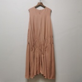 百搭气质无袖 感连衣裙女L077 夏季 时尚 艺 系列去标撤柜女装