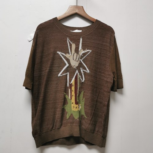 【达】系列去标撤柜女装夏季时尚百搭圆领短袖针织衫女A018329