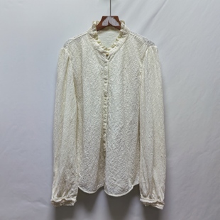 百搭亲肤柔软衬衫 时尚 女上衣1510微瑕 2025春秋新款 谜撤柜尾货女装