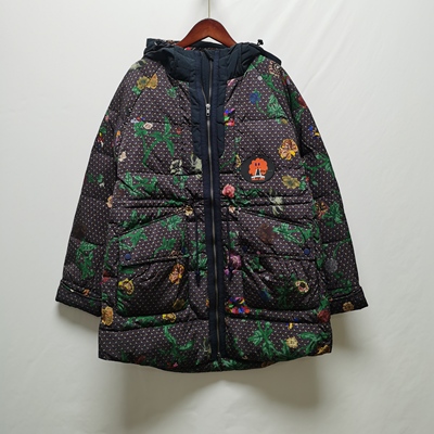 达去标撤柜女装冬款加厚中长花羽绒服DAUW111014冬夜派对之二2569