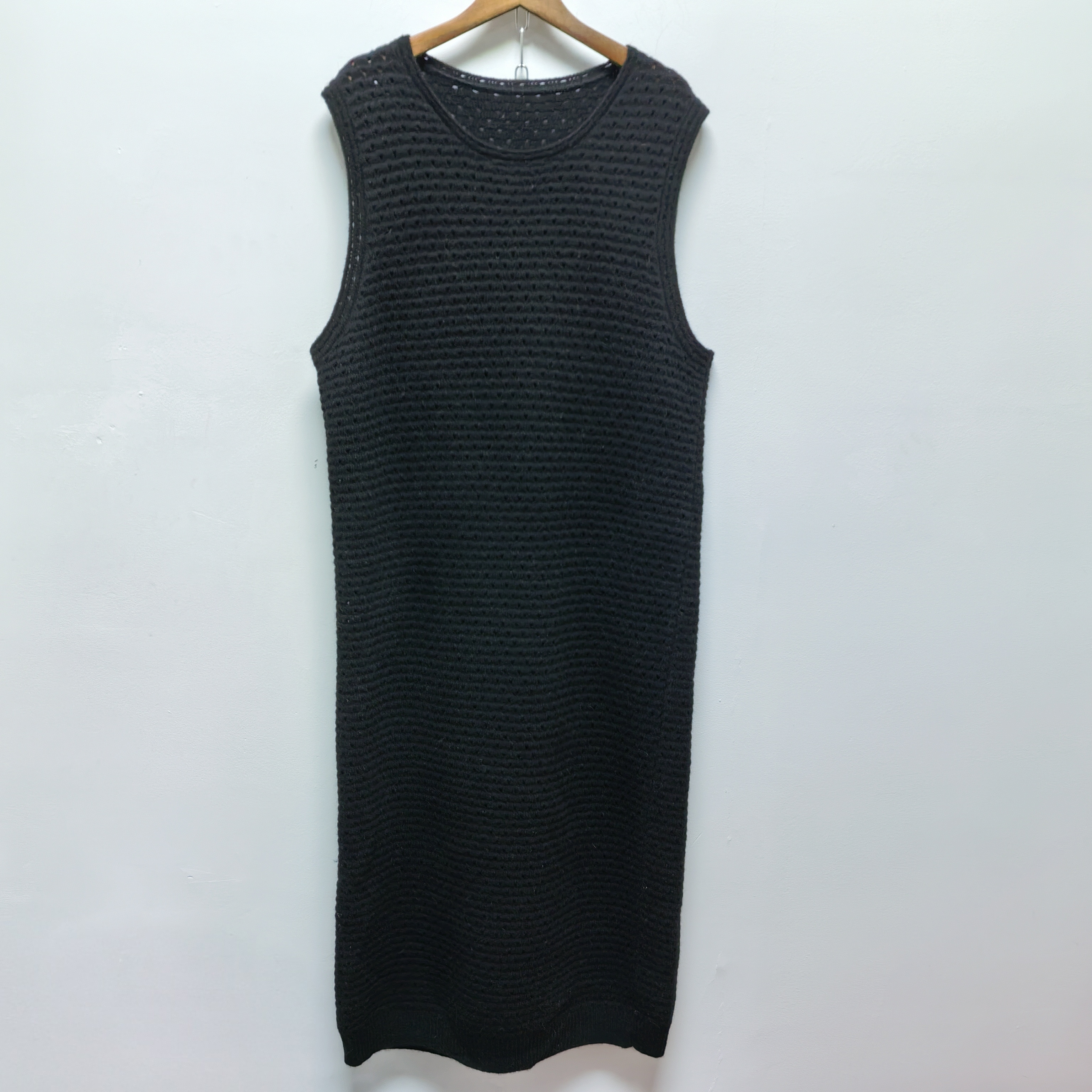 撤柜女装去标系列2025春秋新款时尚百搭宽松镂空针织连衣裙女B497