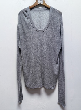 T去标撤柜设计感春秋款女装休闲时尚圆领修身针织毛衣上衣女N324