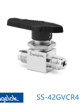 Swagelok世伟洛克(SS-42GVCR4)40系列球阀，1/4 in. VCR外螺纹