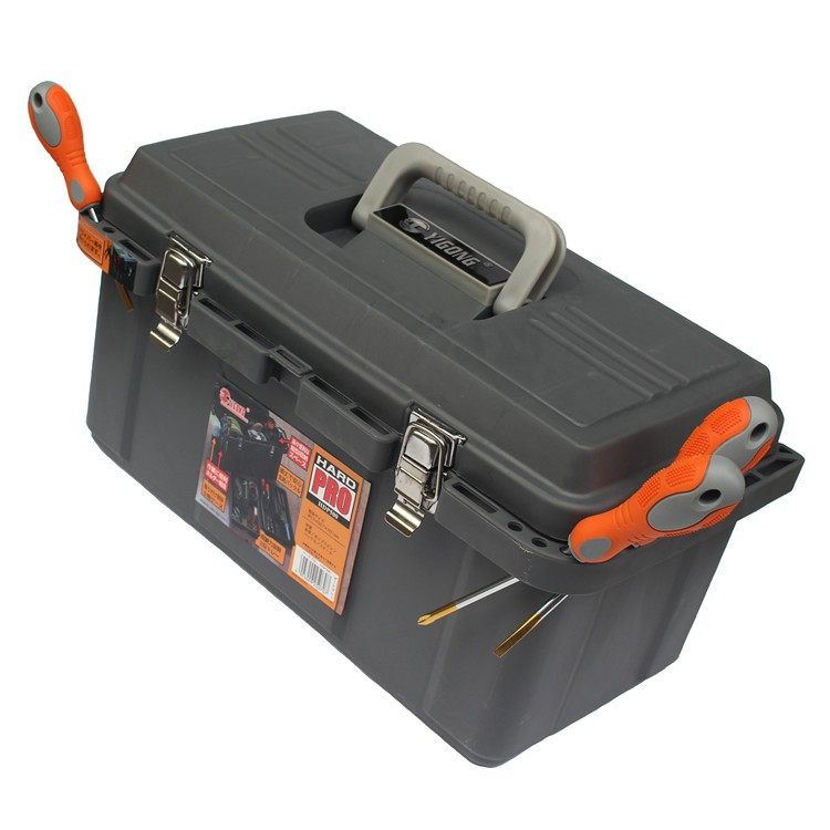 高强度工具箱双内层工具箱钓鱼箱塑料工具箱收纳箱大容量23寸20寸