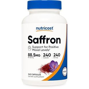 240 Extract Nutricost 88.5mg Veggie Saffron Capsules