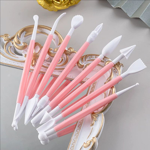 翻糖器具翻糖蛋糕工具8件套装 塑形刀雕花刀整形刀工具雕刻组模具