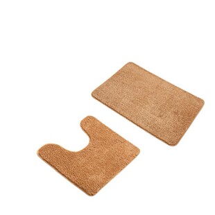 Bathroom floor mat Three-piece carpet toilet non-slip mat