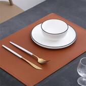 Waterp Elegant Chic Dining Placemat Pad Mat Leather Table