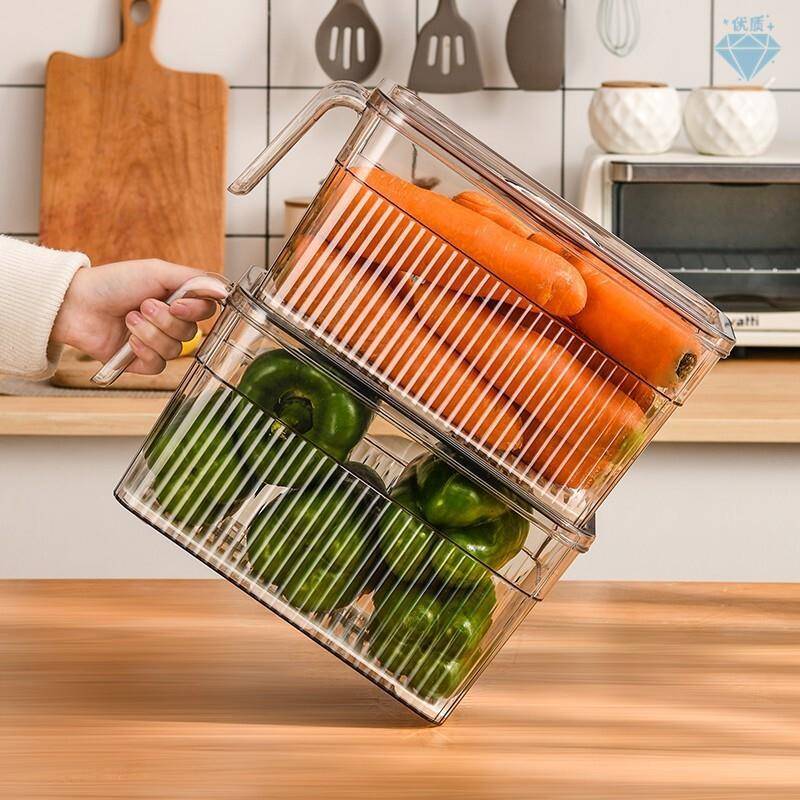 plastic food storage box kitchen refrigerator drawer fresh-k