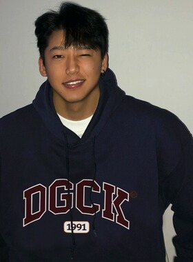 100%纯棉美式字母街头连帽卫衣男加绒加厚潮牌嘻哈小众上衣服帽衫