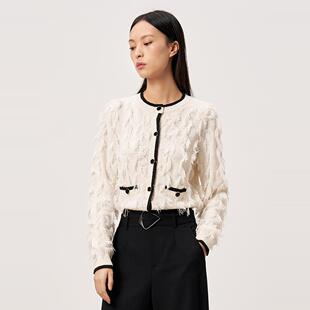 Dekashell/迪卡轩商场同款2025春季新款高级感小个子短外套上衣女